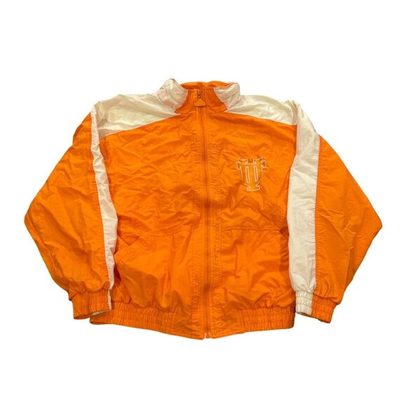 Vintage 1990's Apex One Tennessee Volunteers Full Zip Windbreaker Jacket Men's L - Picture 1 of 8